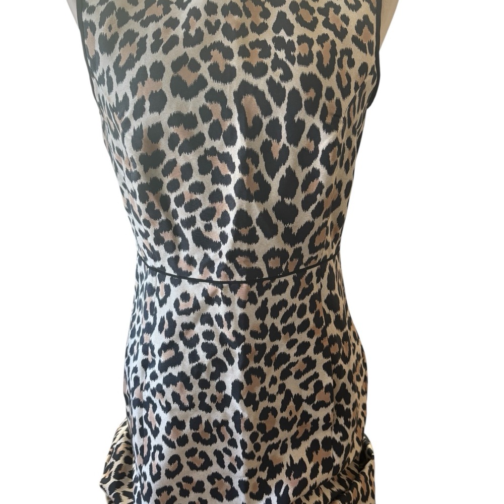 Kate Spade Black and Brown Patterned Dress